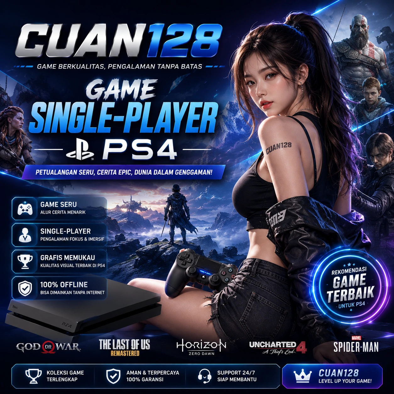 CUAN128 Game Single-Player Terbaik untuk PS4 dan PS5: Petualangan Seru yang Wajib Dicoba